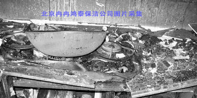 厨房火灾后现场